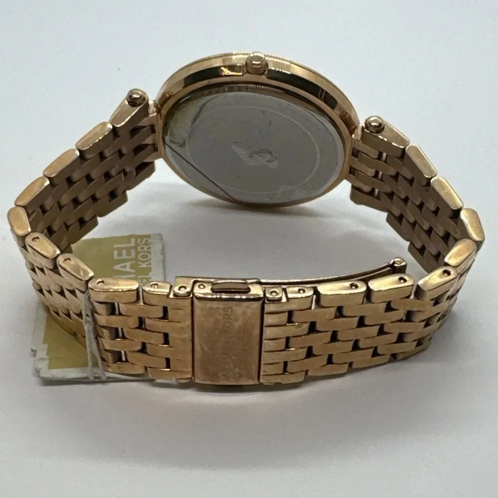 Michael Kors Darci MK3192 Women Rose Gold Analog Dial Quartz Wrist Watch JNA293